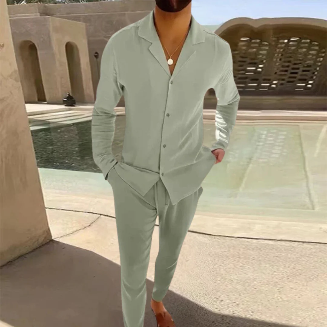 DÁMASO | Conjunto camisa y pantalón