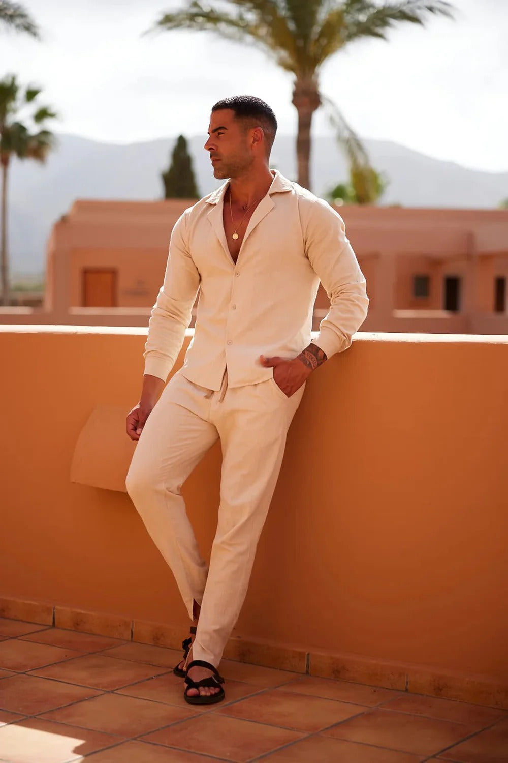DÁMASO | Conjunto camisa y pantalón