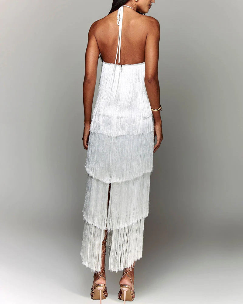 LEIRE | Vestido con borlas