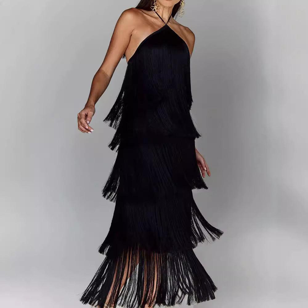 LEIRE | Vestido con borlas