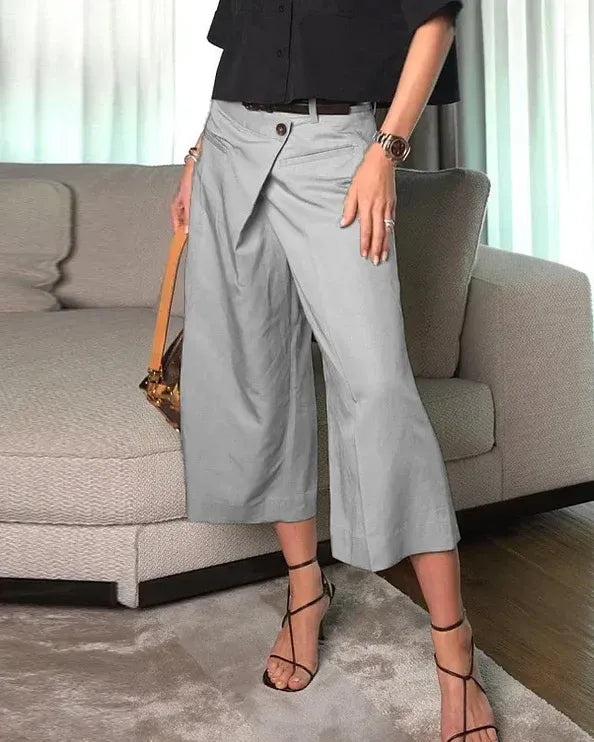 DESIRÉ | Conjunto camisa corta y pantalón capri