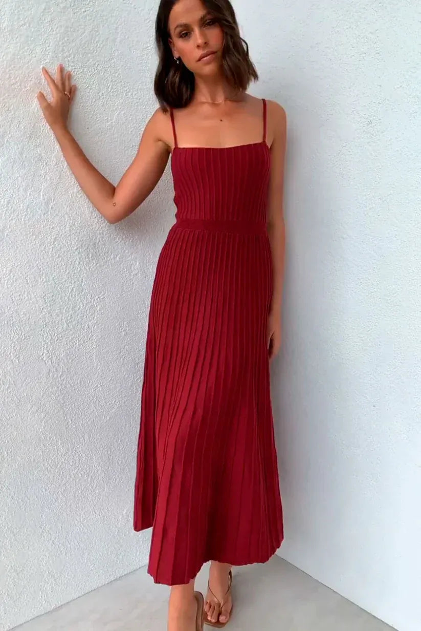 MARINA | Vestido midi de tirantes