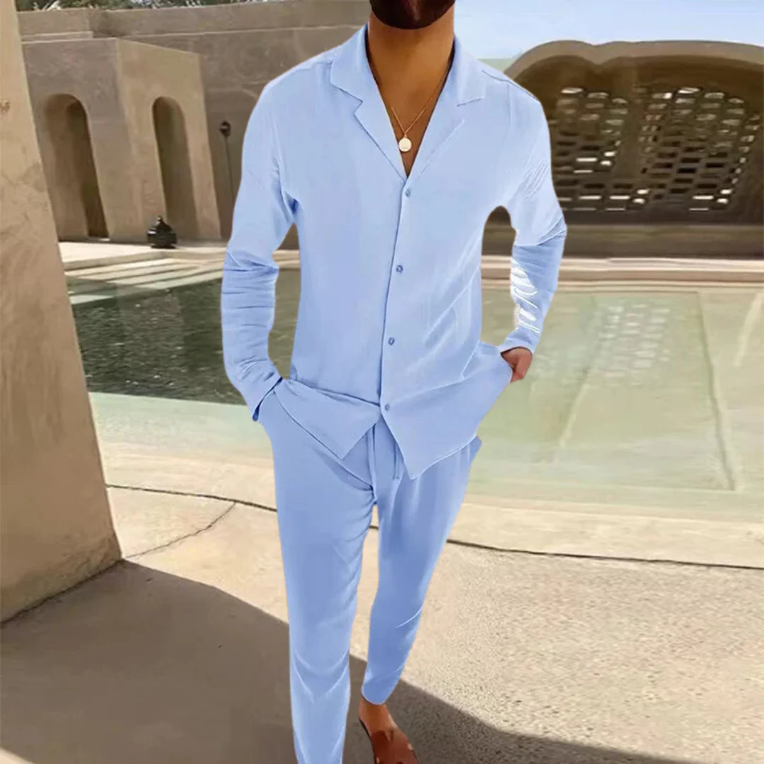 DÁMASO | Conjunto camisa y pantalón