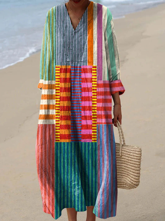 LIA | Vestido con Estampado Geométrico