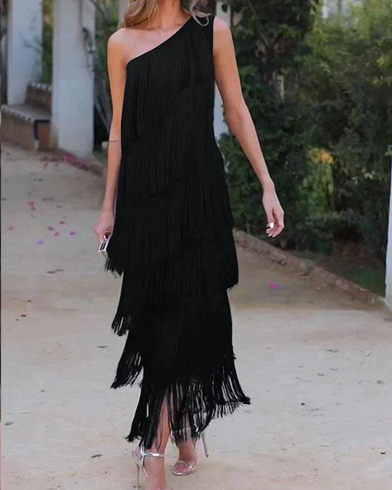 AMALFI | Vestido con flecos
