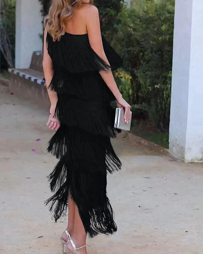 AMALFI | Vestido con flecos