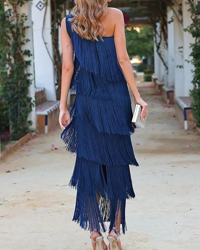 AMALFI | Vestido con flecos