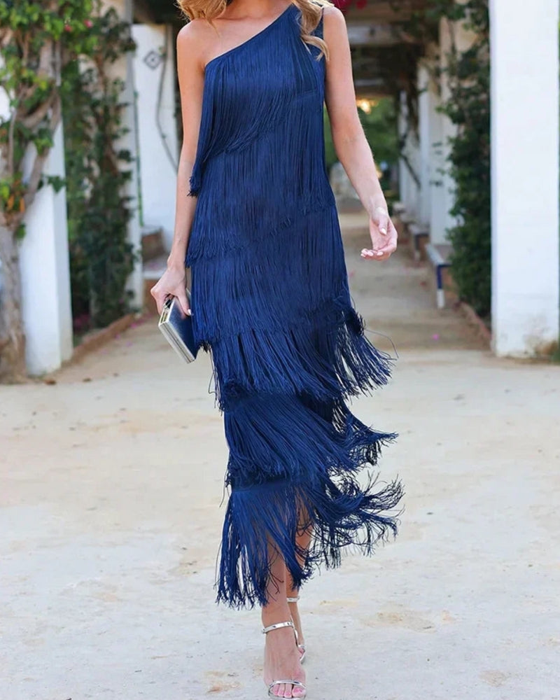 AMALFI | Vestido con flecos