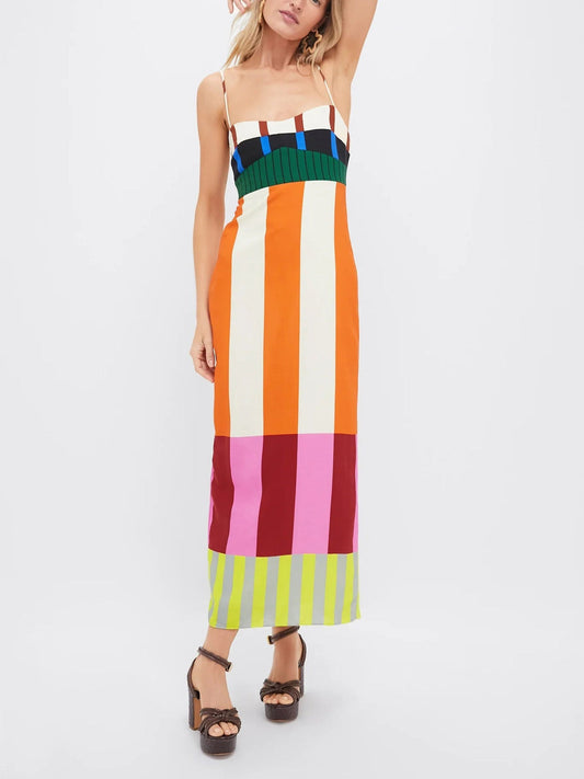 ZOILA | Vestido largo multicolor