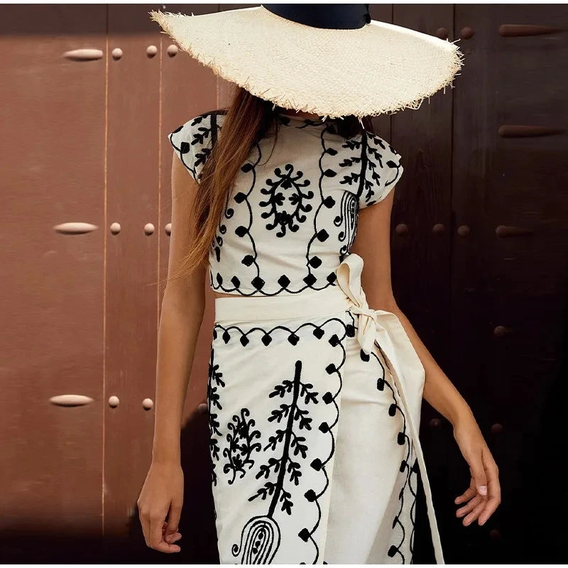 ARIA | Conjunto de dos piezas estampado