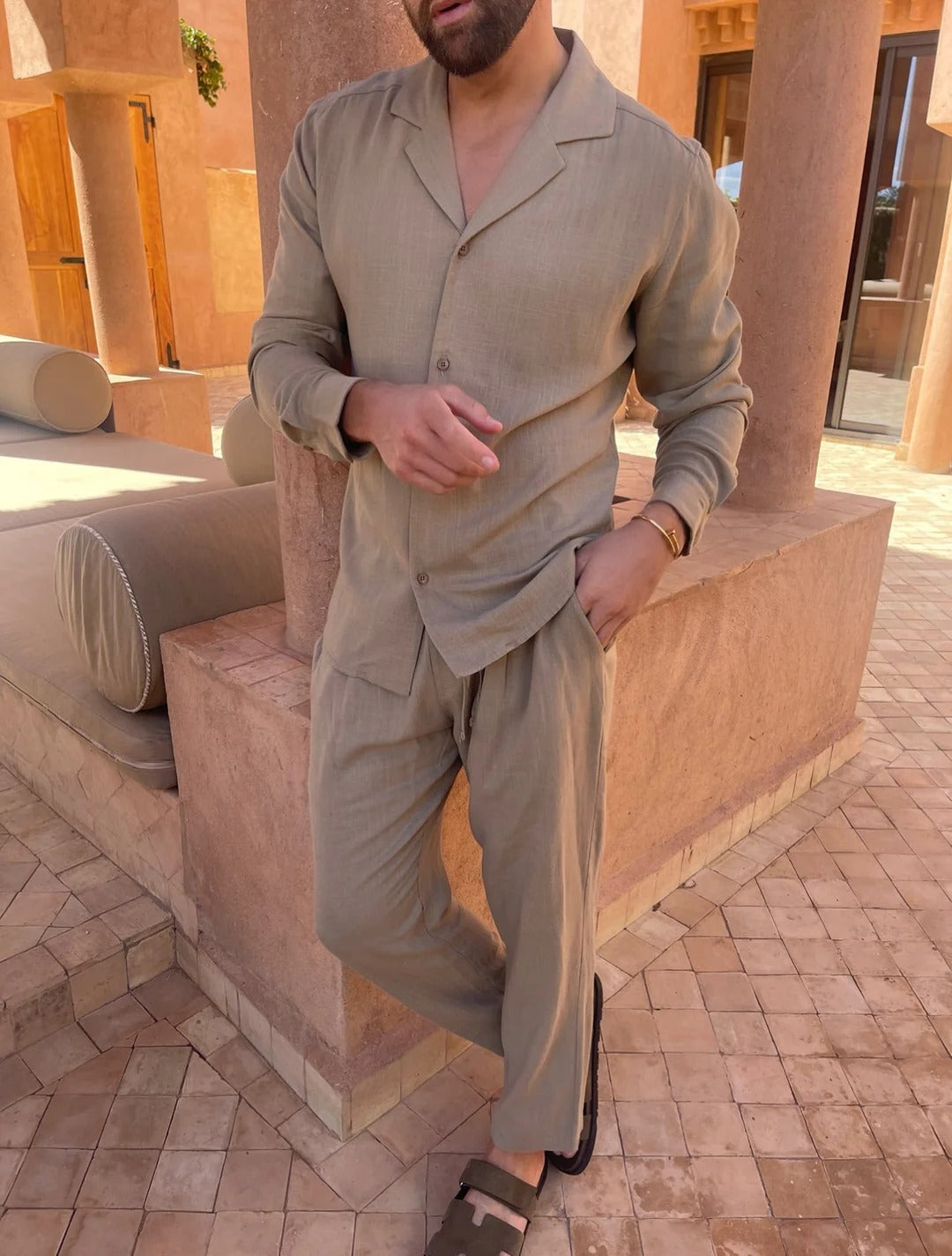 DÁMASO | Conjunto camisa y pantalón