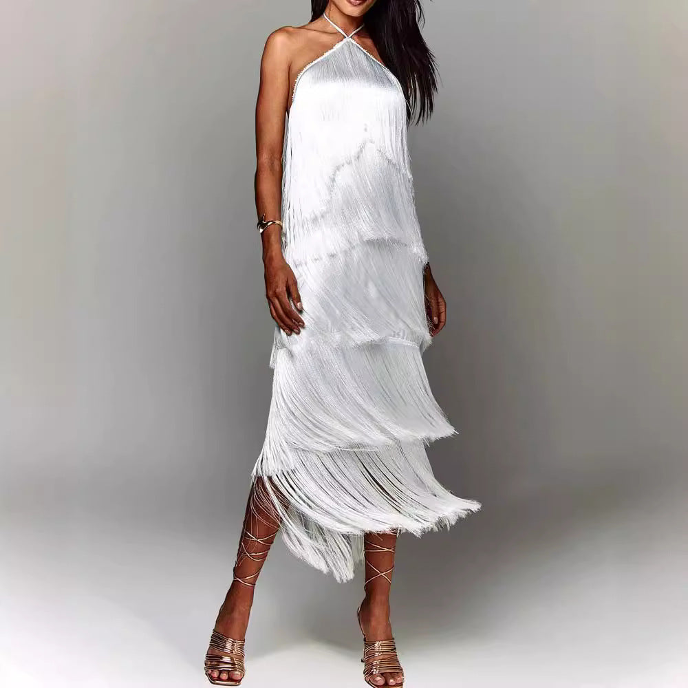 LEIRE | Vestido con borlas