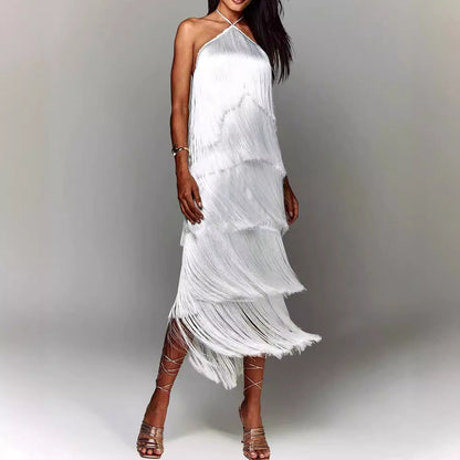 LEIRE | Vestido con borlas
