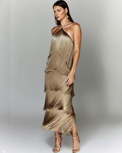 LEIRE | Vestido con borlas
