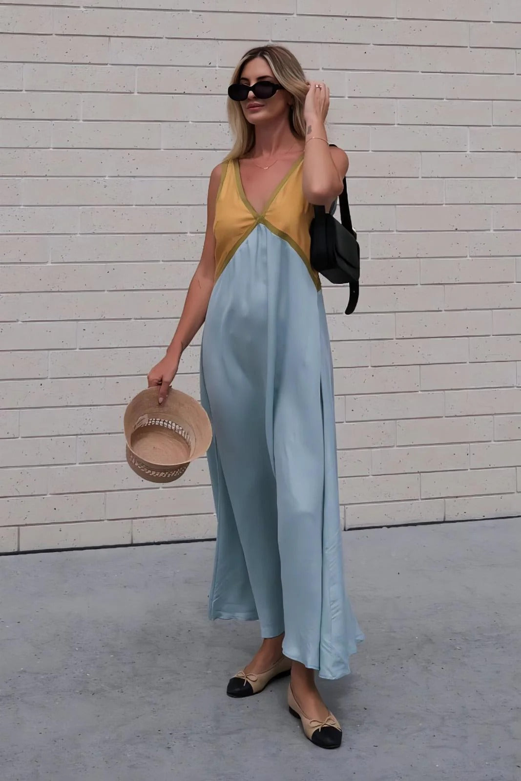 ELENA | Vestido midi sin mangas