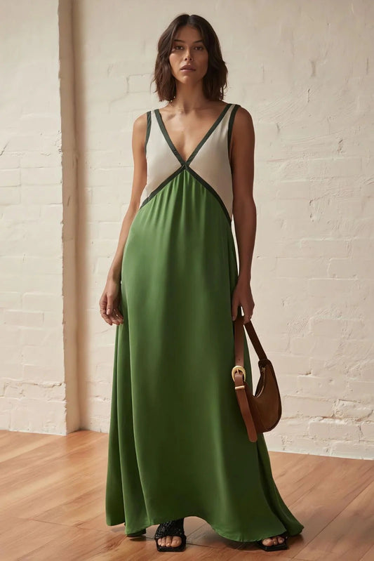 ELENA | Vestido midi sin mangas