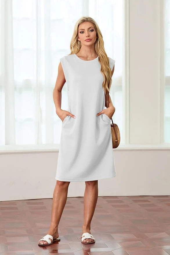 FIONA | Vestido midi antiarrugas