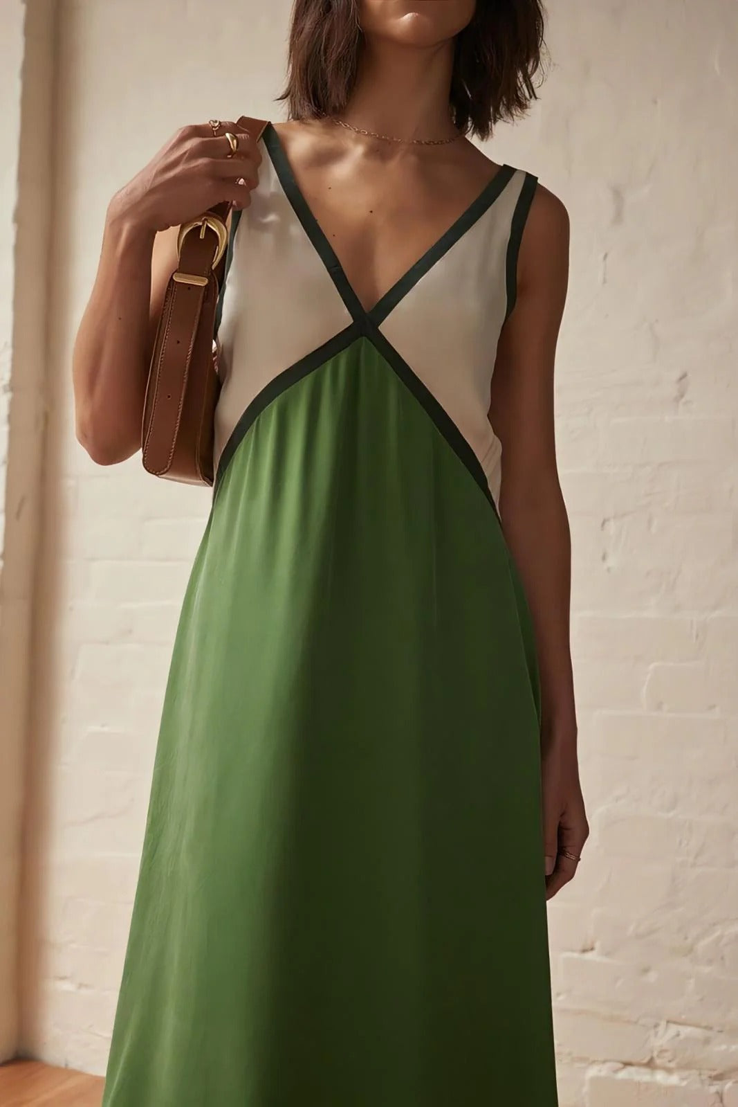 ELENA | Vestido midi sin mangas