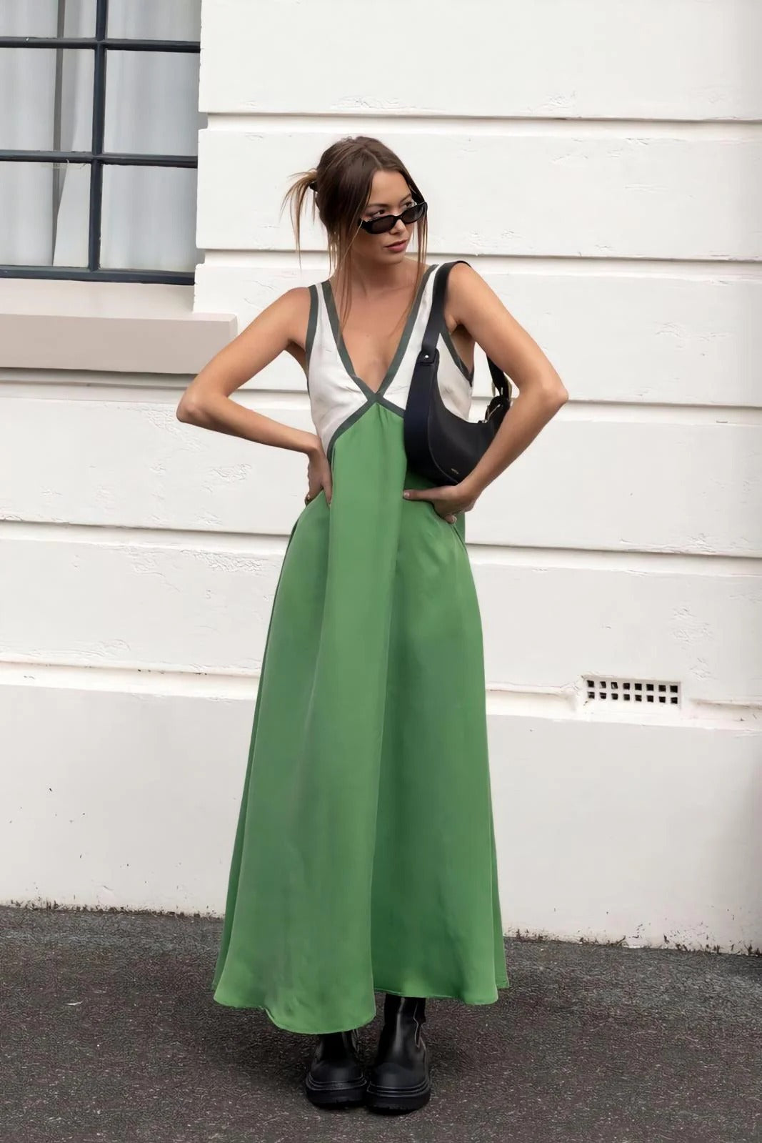ELENA | Vestido midi sin mangas