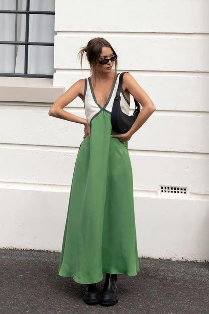 ELENA | Vestido midi sin mangas