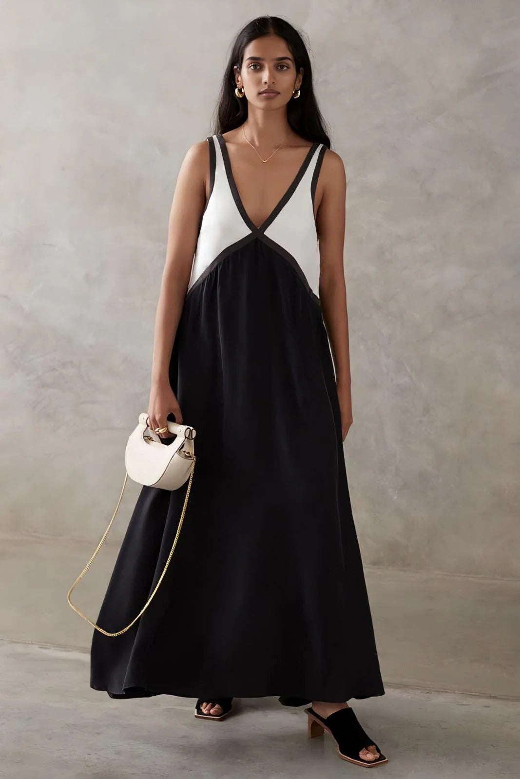 ELENA | Vestido midi sin mangas