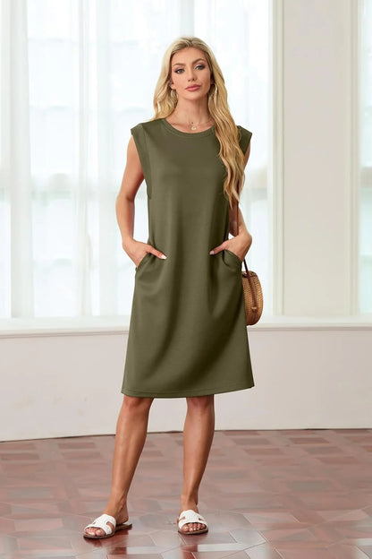 FIONA | Vestido midi antiarrugas