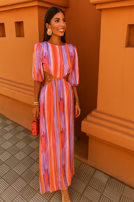PALOMA | Vestido midi con aberturas