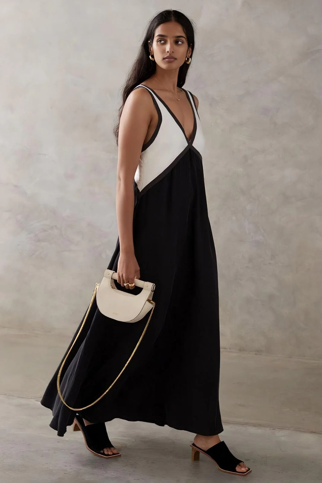 ELENA | Vestido midi sin mangas